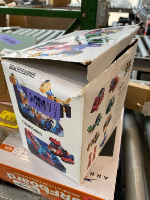 Photo 1 of [MISSING PARTS] iPlay, iLearn Kids Dinosaur Transforme Robot Toy, Magnetic Construction Trucks Transform into Dinosaurs, Toddler STEM Educational Learning Toy, Cool Birthday Gifts for 3 4 5 6 7 8 Year Old Boy Girl