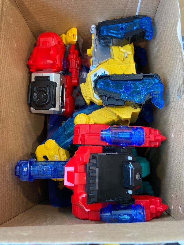 Photo 1 of [MISSING PARTS] iPlay, iLearn Kids Dinosaur Transforme Robot Toy, Magnetic Construction Trucks Transform into Dinosaurs, Toddler STEM Educational Learning Toy, Cool Birthday Gifts for 3 4 5 6 7 8 Year Old Boy Girl