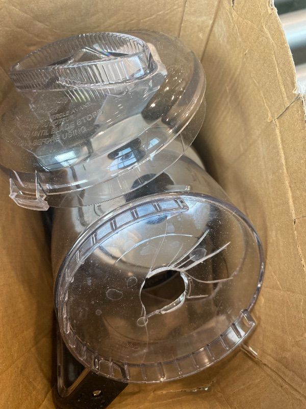 Photo 1 of [DAMAGED] Cuisinart Mini-Prep Plus Food Processor, 3 Cup Mini Food Processor to Chop Herbs, Vegetables, and Hard Cheese, 3 Cup Work Bowl, Reversible Stainless Steel Blade, DLC-2ABC, Brushed Chrome