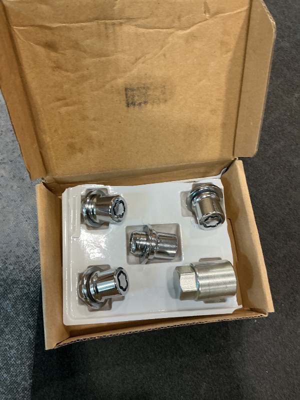 Photo 1 of 00276-00900 Wheel Lock Lug Nuts Set M12 x 1.5, Compatible with 2001-2025 Toyota Avalon C-HR Camry Celica Corolla Highlander Matrix Mirai MR2 Prius RAV4 Sienna Solara Tacoma Venza Yaris & Lexus, Chrome