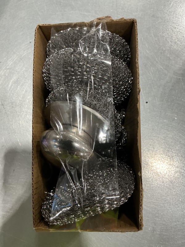 Photo 1 of 10Pcs Steel Wool Scrubber, Steel Wool Pads with 2Pcs Handle, Stainless Steel Scrubber for Dishes, Kitchen, Cleaning, Stoves, Pots and Pans, Grill, Wash Sink, Cleaning Dishes