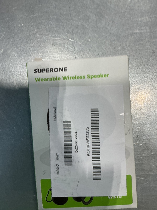 View 2 of ?2026 Upgraded?SUPERONE 4-in-1 Wearable Bluetooth Speaker?Hang Clip, Wrist Watch, Hang Hook & MagSafe Stand?Hi-Fi Sound TWS Portable Wireless Mini Speaker, IPX7 Waterproof for Work, Running & Outdoors
