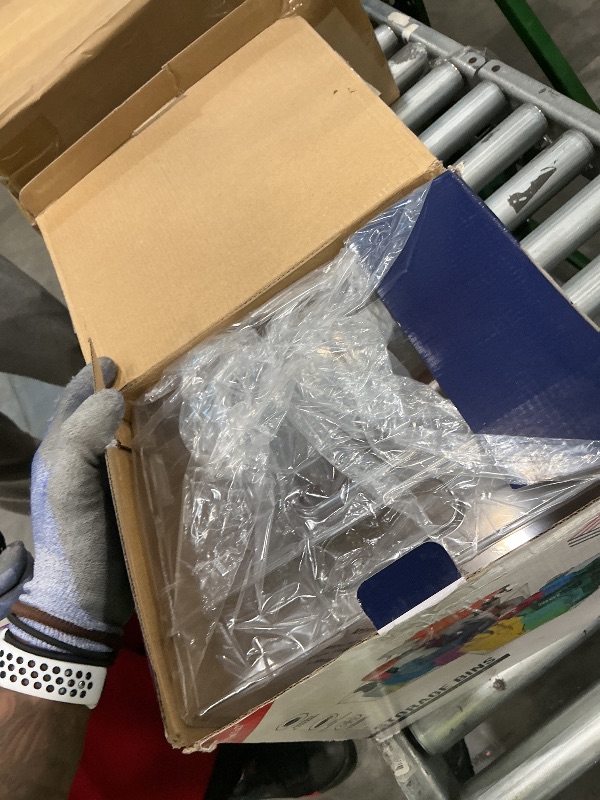 Photo 1 of ***BROKEN*** ClearSpace XL Clear Plastic Storage Bins - 2 Pack for Kitchen Cabinet and Fridge Organization