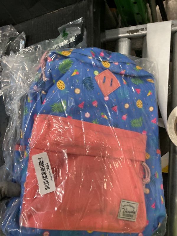 Photo 1 of ** USED ** VASCHY Kids Backpack for Girls Water Resistant Lightweight Little Kids Small Schoolbag for Toddlers with Chest Strap Cute Fruits