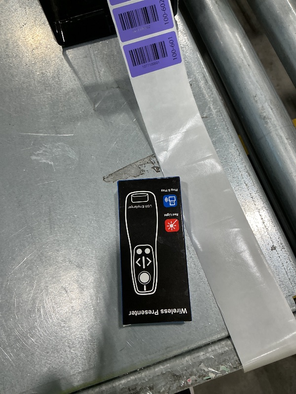 Photo 1 of [Missing Receiver] Presentation Clicker with USB-A & USB-C Receiver, 2.4GHz Wireless Presenter Remote with Volume Control & Red Light Pointer, Clicker for PowerPoint Slides Slide Advancer for Mac Computer, Plug & Play