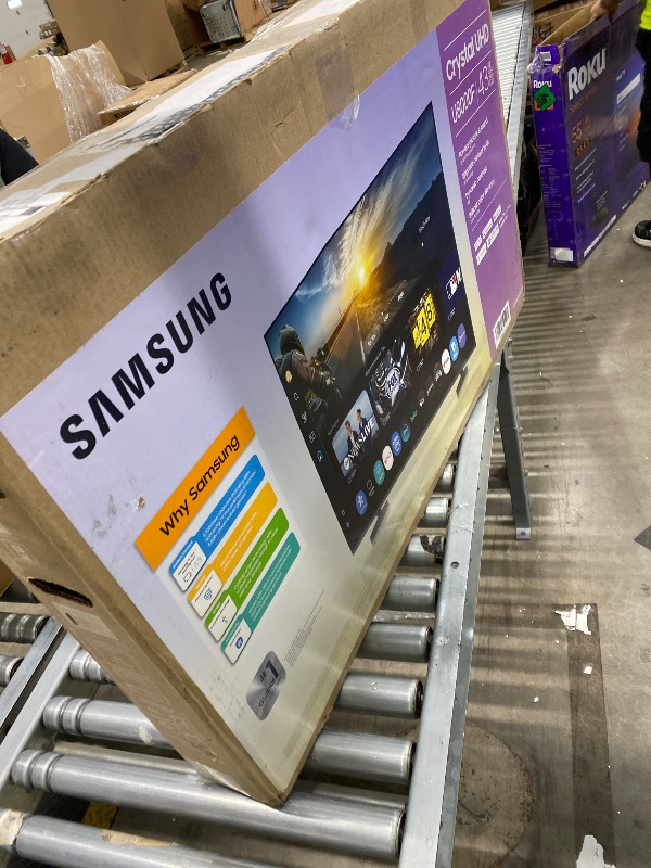 Photo 1 of *****Samsung 43-Inch Class Crystal UHD U8000F 4K Smart TV (2025 Model) Endless Free Content, Processor, MetalStream Design, Knox Security, Alexa Built-in