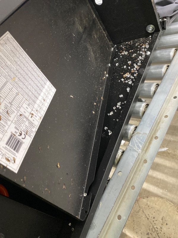 Photo 1 of **It is broken, non-returnable, and non-refundable***Planika Faro 41,000 BTU Propane Patio Heater 59" Modern Freestanding Glass Tower with Wheels, Smokeless 360° Flame, Cover & Regulator Included for Commercial & Residential Outdoor Spaces