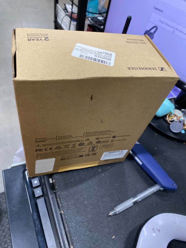 Photo 1 of ***** SEALED BY COMPANY******* Sennheiser HD 450SE Black Bluetooth 5.0 Wireless Headphone with Alexa Built-in - Active Noise Cancellation, 30-Hour Battery Life, USB-C Fast Charging, Foldable - Black