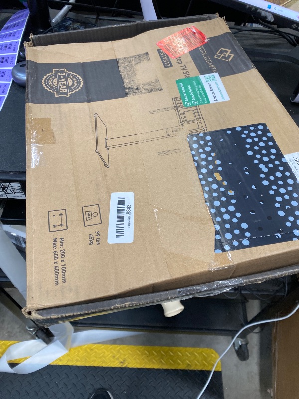View 2 of **MISSING PARTS-ONLY***PERLESMITH Universal Swivel TV Stand Legs for 37-75 inch TVs, Height Adjustable Tabletop Mount Holds up to 99lbs, Television Table TV Stands for Livingroom & Bedroom, Universal VESA 600x400mm, PSTVS13