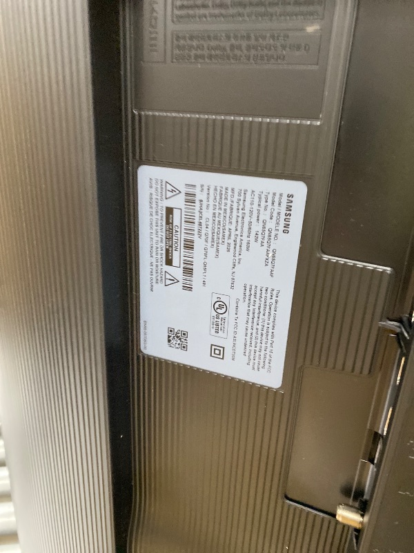Photo 1 of **non-refundable, non-returnable, for parts only**Samsung 65-Inch Class QLED Q7F Series Samsung Vision AI Smart TV (2025 Model, 65Q7F) Quantum HDR, Object Tracking Sound Lite, Q4 AI Gen1 Processor, 4K upscaling, Gaming Hub, Alexa Built-in