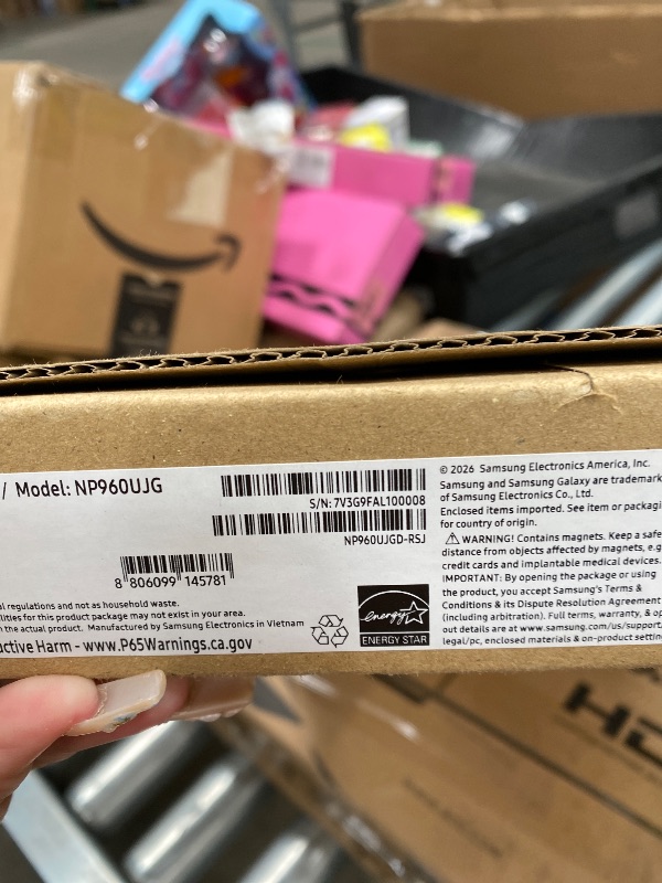 Photo 1 of ***** missing charging cable******* Samsung 16” Galaxy Book6 Ultra X7 PC Laptop Computer, Intel Processor, 32GB/1TB, Dynamic AMOLED 2X Display, Advanced Cooling, Ultra Performance, 2 Year Warranty, Gray