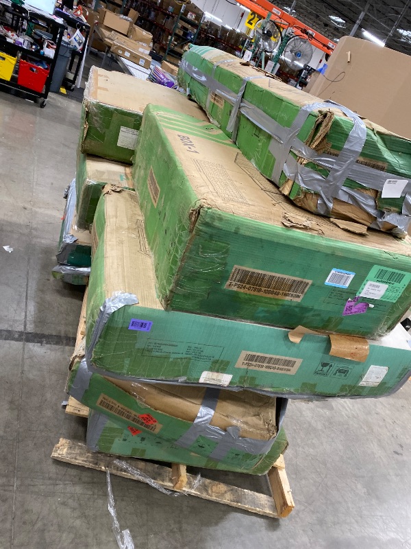 Photo 1 of ****** missing 2 boxes 11/13******* Greesum 10×14 FT Plastic Outdoor Storage Shed with Floor and Lockable Door, Resin Sheds with Windows and Skylights, Weather Resistant Organization for Garden, Lawn, Pool Supplies, Beige