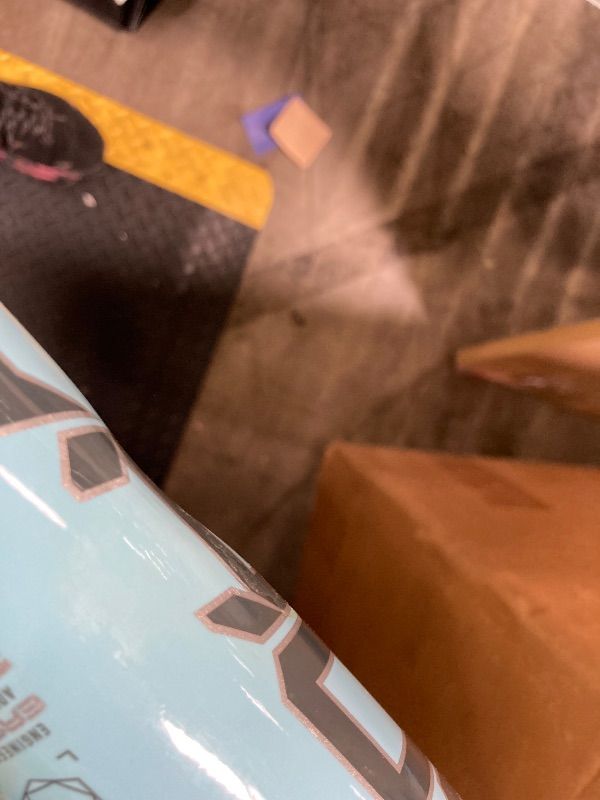 Photo 1 of **HAS DENT**Easton | Ghost Youth Fastpitch Softball Bat | Approved for All Fields | -11 | 1 Pc. Aluminum | Light Blue | 27 Inch