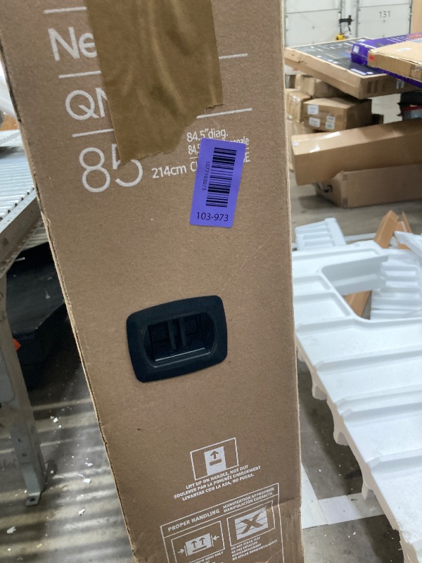 Photo 1 of *************NO RETURNS NO REFUNDS********** FOR PARTS ONLY************Samsung 85-Inch Class Neo QLED QN70F 4K Mini LED Smart TV (2025 Model) NQ4 AI Gen2 Processor, Quantum Matrix Technology Slim, Motion Xcelerator 144Hz, Samsung Vision AI, Alexa Built-in