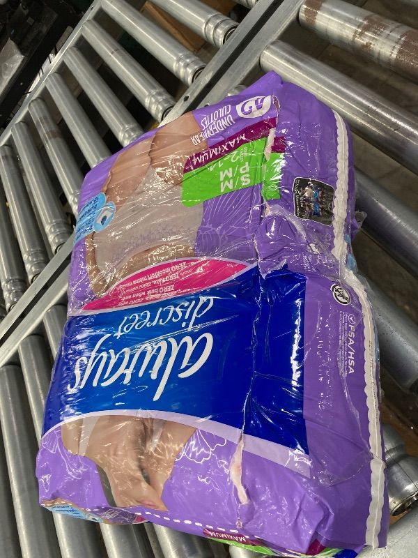 Photo 1 of **DAMAGED PACKAGE***Always Discreet Incontinence Underwear for Women Maximum Absorbency, S/M, 42 Count (Packaging May Vary)