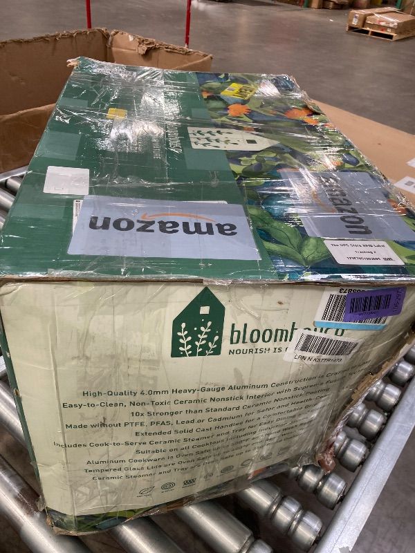 Photo 1 of **MISSING CERAMIC COOKWARE AND WOODEN SPOONS****Bloomhouse 15-Piece Ceramic Nonstick Cookware Set, Two Time Oprah's Favorite Things, Heavy-Gauge Aluminum Pots and Pans Set, PFAS & PFOA & PTFE Free Ceramic Cookware, Oven Safe to 500°F, Almond Cream