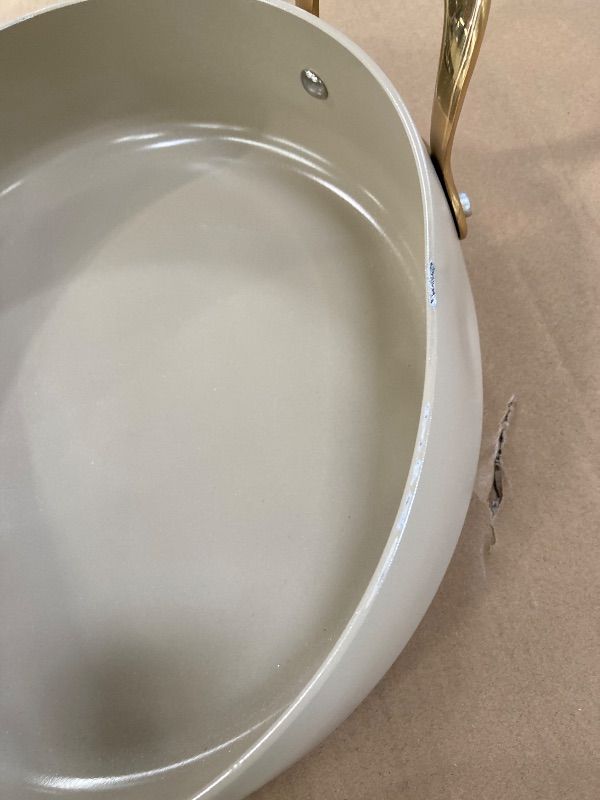 Photo 1 of **MISSING CERAMIC COOKWARE AND WOODEN SPOONS****Bloomhouse 15-Piece Ceramic Nonstick Cookware Set, Two Time Oprah's Favorite Things, Heavy-Gauge Aluminum Pots and Pans Set, PFAS & PFOA & PTFE Free Ceramic Cookware, Oven Safe to 500°F, Almond Cream