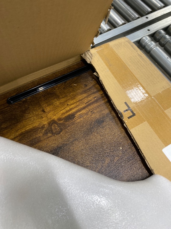 Photo 1 of **broken**YIBOLIN'S Couch Table Tray - Foldable TV Dinner Tray Table with No Assembly, Large Surface Laptop Stand for Couch, C-Shaped Bed Tray, Sturdy Slide-Under Sofa Table (16" Extra Wide)