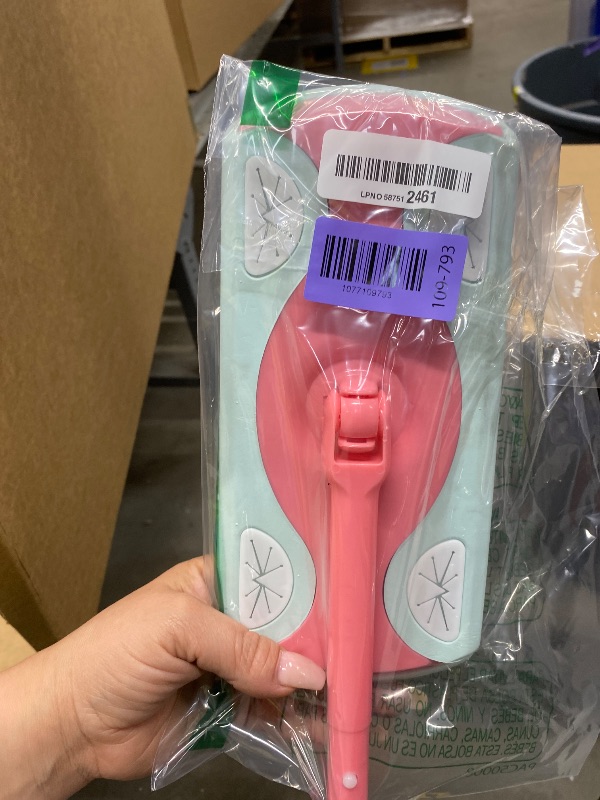 Photo 1 of **BOTTOM ONLY/NO POLE***Mop Handle Compatible with Swiffer, Detachable Pink Extra Long Mop Handle for Swiffer