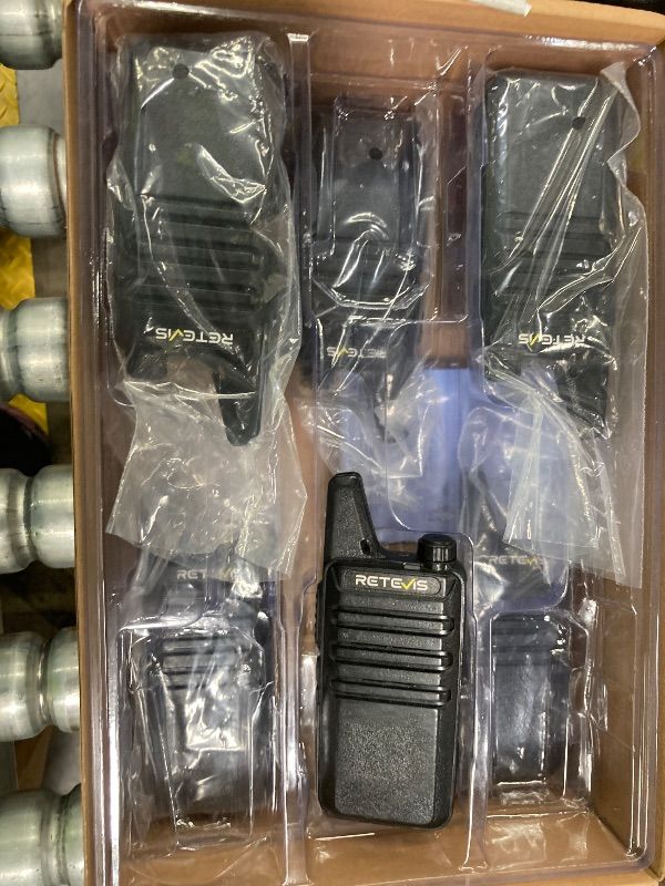 Photo 1 of **COMES WITH 2 BOXES***Retevis RT22 Walkie Talkies Rechargeable Hands Free 2 Way Radios Two-Way Radio(6 Pack) with 6 Way Multi Gang Charger