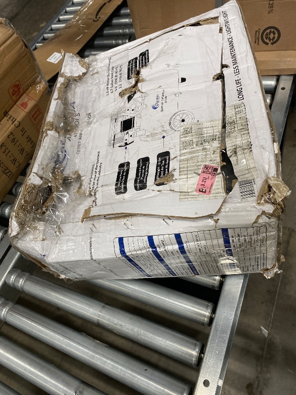 Photo 1 of **** minor damaged Broken fitting in head of compressor**********California Air Tools CAT-4710W 1.0 HP Quiet and Oil-Free Air Compressor with Wheels, 4.7 Gallon Steel Tank, 75 dBA Noise Level, Lightweight