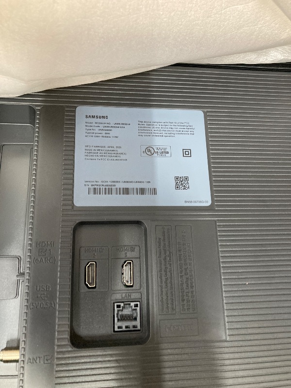 Photo 1 of ***no refund no return *** no work **Samsung 50-Inch Class Crystal UHD U8000H Series Samsung Vision AI Smart TV (2026 Model, 50U8000H) Crystal Processor 4K, Endless Free Content, Motion Xcelerator, Color Booster, Alexa Built-in