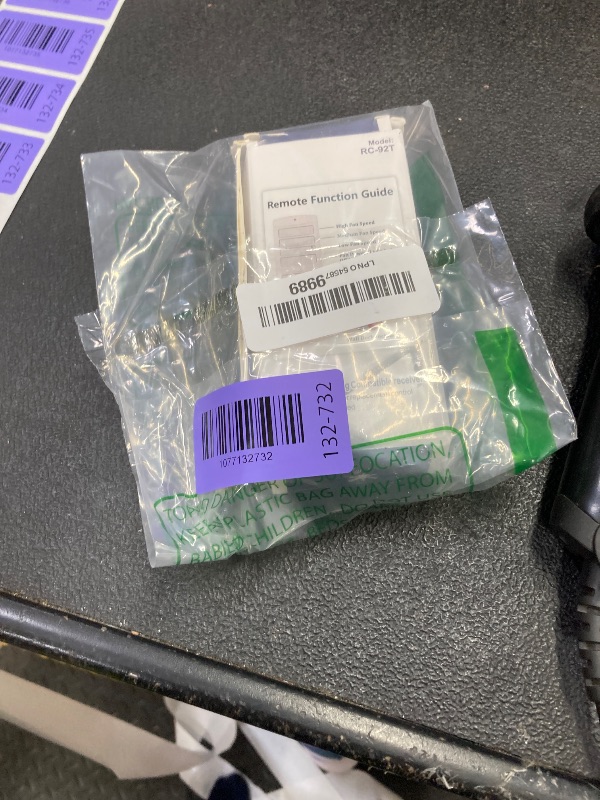 Photo 1 of **Missing lid**Replacement Remote for Harbor Breeze Ceiling Fan Remote Control, Light Dimmer 3-Speed Wall Mount for A25-TX001-R1, A25-TX005R, A25-TX013, ZJF-RT01A,315MHz(Remote Only)