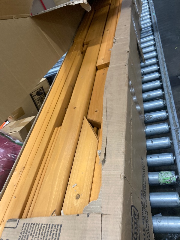 View 2 of ****It's used, missing a piece, and it's not clear if it works 100%.******KidKraft Sterling Falls Wooden Swing Set/Playset with Clubhouse, Mailbox, Slide and Play Kitchen