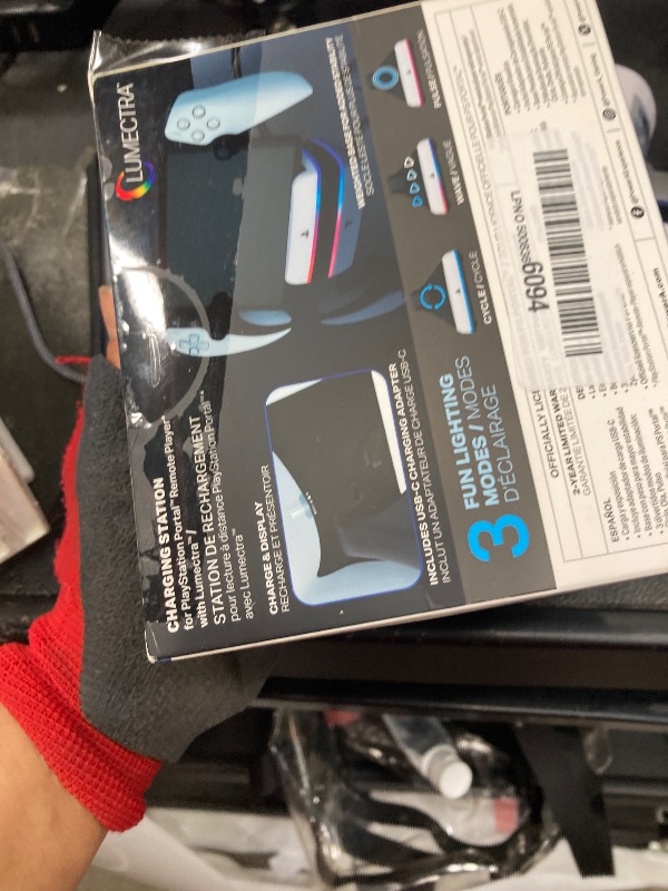 Photo 1 of ***MISSING A PIECE***PowerA Charging Station for PlayStation Portal™ Remote Player with Lumectra™, RGB Lighting, USB Powered, Magnetic Charger, Charge and Display, Weighted Base, Officially Licensed***MISSING A PIECE***