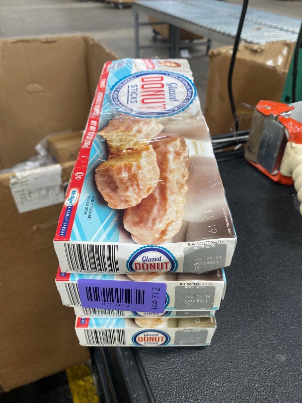 Photo 1 of **4 Boxes** tle Debbie Donut Sticks 6 Individually Wrapped Snack Cakes, 10 Oz
