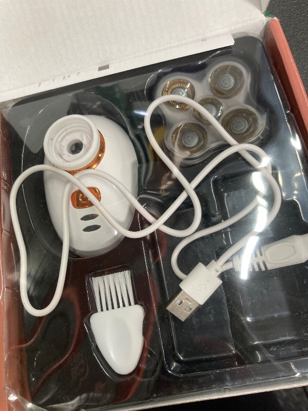 Photo 1 of **PARTS ONLY***Electric Lady Razors, Woman Shaver,Rechargeable Trimmer with Detachable Head, Lady Waterproof Razors for Leg Face Lips Body, Female Cordless Bikini Trimmer