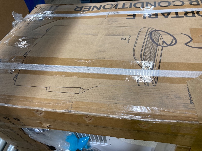 Photo 1 of **NOT TESTED**
ZAFRO 10000 BTU Portable Air Conditioners (6000 BTU SACC) with Drainage-free Cooling, Fan & Dehumidifier, 47dB Quiet, APP Control/Remote/LED Display, 24H Timer, AC Unit for Bedroom