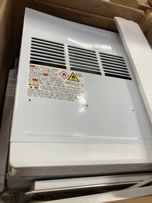 Photo 1 of **NOT TESTED**
Remote control not included.
.Comfort Zone Window Mounted Smart Wi-Fi Room Air Conditioner with Remote Control, 10,000 BTU, Digital Display, 4 Speed Settings, 4 Mode Settings, 24-Hour Timer, Sleep Setting, and Eco