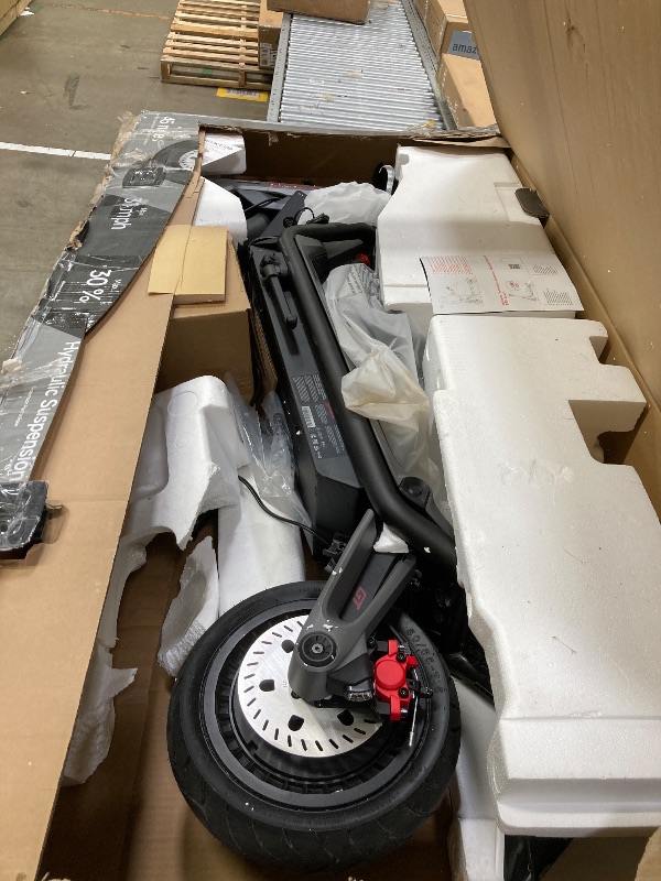 Photo 1 of **NOT TESTED**
Segway SuperScooter GT3, 31 MPH w/ 45-Mile Long Range, 2400W Peak Motor, Dual Hydraulic Suspension, Self-Sealing Tires, Flash Charging Electric Scooter for Adults, UL 2272/2271 Certified, Gen3