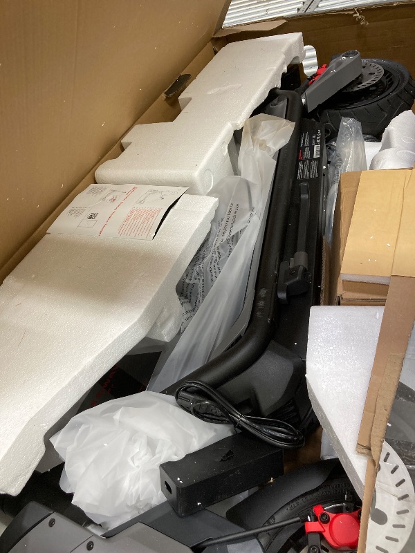 Photo 1 of **NOT TESTED**
Segway SuperScooter GT3, 31 MPH w/ 45-Mile Long Range, 2400W Peak Motor, Dual Hydraulic Suspension, Self-Sealing Tires, Flash Charging Electric Scooter for Adults, UL 2272/2271 Certified, Gen3
