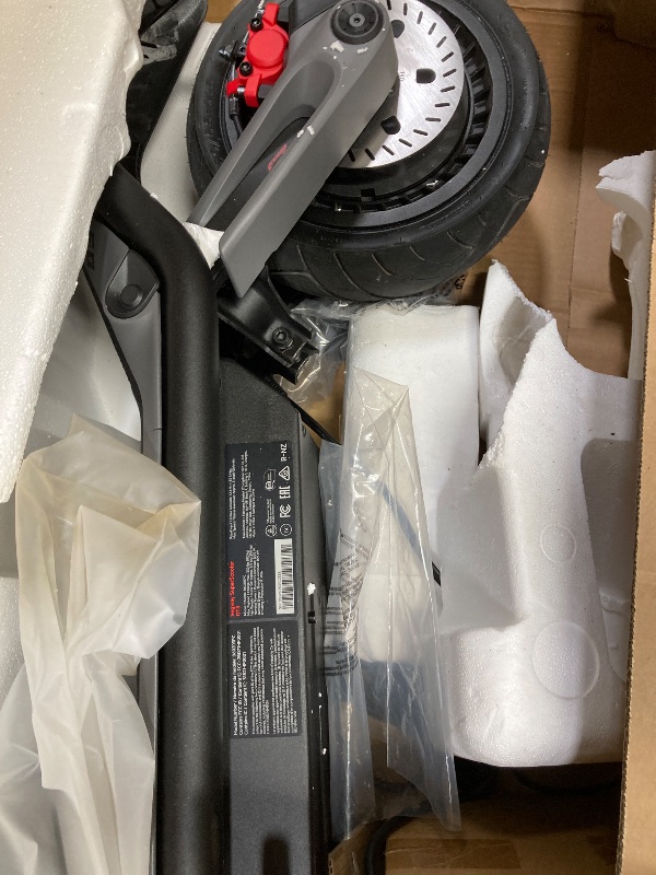 Photo 1 of **NOT TESTED**
Segway SuperScooter GT3, 31 MPH w/ 45-Mile Long Range, 2400W Peak Motor, Dual Hydraulic Suspension, Self-Sealing Tires, Flash Charging Electric Scooter for Adults, UL 2272/2271 Certified, Gen3