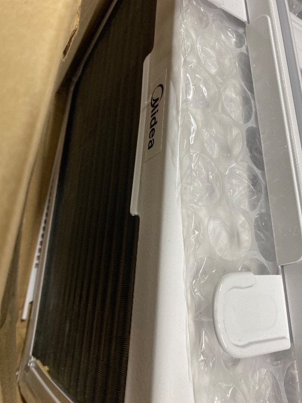 Photo 1 of ********************NOT TESTED*************************

Midea 8,000 BTU U Shaped Smart Inverter Window Air Conditioner - Cools 350 Sq Ft, Ultra Quiet with Open Window Operation - Alexa/Google Assistant Compatible, 37% Energy Savings, Remote (2026 Edition