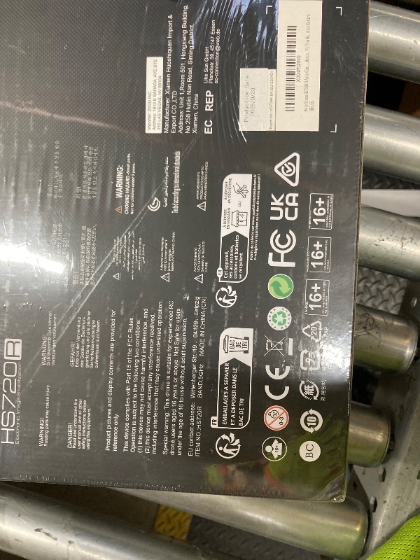 Photo 1 of                    FACTORY SEALED 


Holy Stone HS720R 3 Axis Gimbal GPS Drones with Camera for Adults 4K EIS; FPV RC Drone, Foldable Quadcopter with 10000 Feet Video Transmission Control Range, Brushless Motor, Follow Me, Auto Return