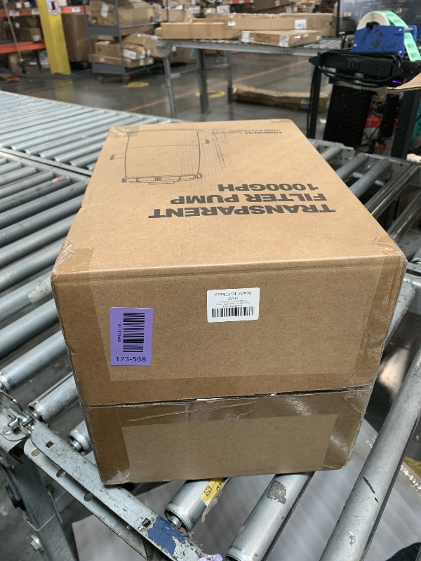 View 2 of [SOLD FOR PARTS] KimFilter Transparent 1000 GPH Above Ground Pool Filter Pump