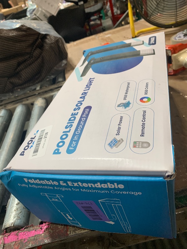 Photo 1 of ***BROKEN, SOLD FOR PARTS*** Solar Pool Lights Only for Inground Pools with Remote, 56 LEDs Brighter 3-Sided 180° Underwater Glow, 10 Colors 4 Modes, 3 Brightness Levels, IP68 Waterproof?2 Pack?