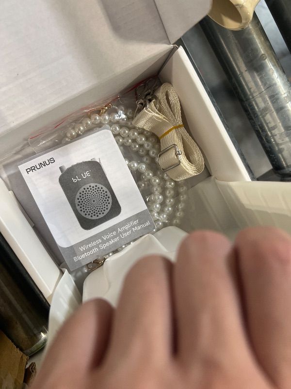 Photo 1 of ** USED* PRUNUS A10 Voice Amplifier Wireless with Lavalier Microphone Charging &Storage,Portable Voice Amplifier with Laple Mic Speaker,Mini Voice Amplifier for Classroom,Speech,Training Outdoor-Beige