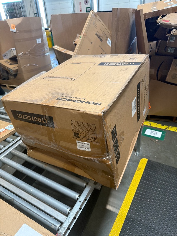 Photo 1 of ** STOCK PHOTO SIMILAR NOT EXACT *** ** VERY USED**8/2/2026 ***MINOR DAMAGE***
* SONGMICS 20-Gallon (75 L) Trash Can, Stainless Steel Kitchen Garbage Can, Recycling or Waste Bin, Soft Close, Step-On Pedal, Removable Inner Bucket, Silver ULTB075EZ01
