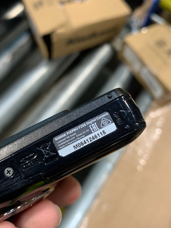 Photo 1 of ***CHARGER MISSING**** Kodak PIXPRO FZ55-BK 16MP CMOS Sensor Digital Camera 5X Optical Zoom 28mm Wide Angle 1080P Full HD Video 2.7" LCD Vlogging Camera (Black)