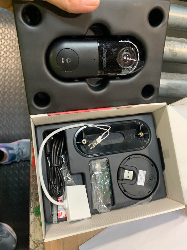 Photo 1 of **USED**Energizer Smart 2K Doorbell & Chime, Wired Video Doorbell Security Camera, 2-Way Audio, Night Vision, Cloud & Micro SD Storage, Remote Access App, Motion Sensor, Live Viewing, Requires Existing Wires