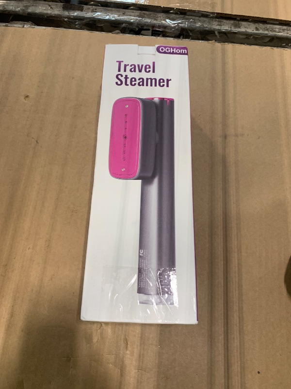 Photo 1 of ***DAMAGED*** OGHom Steamer for Clothes, 110-240V Travel Steamer & Iron 2 in 1, 1000W Powerful Steam, Portable Handheld Garment Wrinkle Remover, 30s Fast Heat-Up with Dry & 2-Steam Control, for Global & Europe