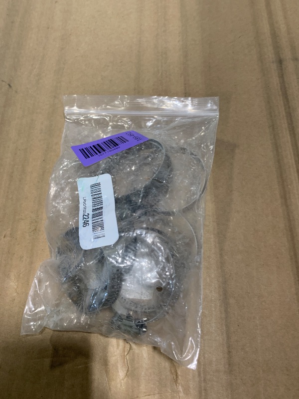 Photo 1 of *** 8 PACK *** LeMotech 10 Pack Hose Clamp Stainless Steel Adjustable 1-5/16" ~ 2-1/4" (33-57mm) Worm Gear Fuel Line Clamp with a Socket Wrench