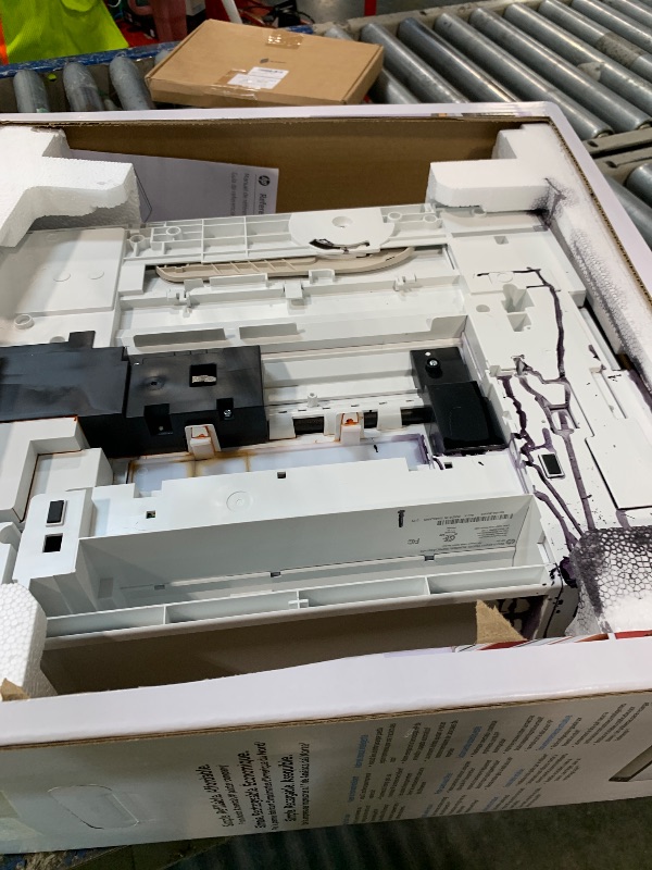 Photo 1 of ***BROKEN, SOLD FOR PARTS*** HP Smart Tank 5000 Wireless All-in-One Ink Tank Printer, Scanner, Copier with 2 Years of Ink Included, Best-for-Home, Cartridge-Free, Refillable and AI-Enabled. (5D1B6A)