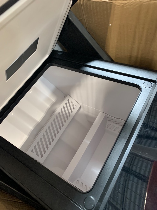Photo 1 of ***SIMILAR ITEM***Cooler Refrigerator for Tesla Cybertruck, 18L Fridge Floor Center Console Freezer with Rapid Cooling (21°F~68°F) 110V/50W Cyber truck Accessories for Camping Road Trips (NOT for 2026 Dual Motor AWD)
