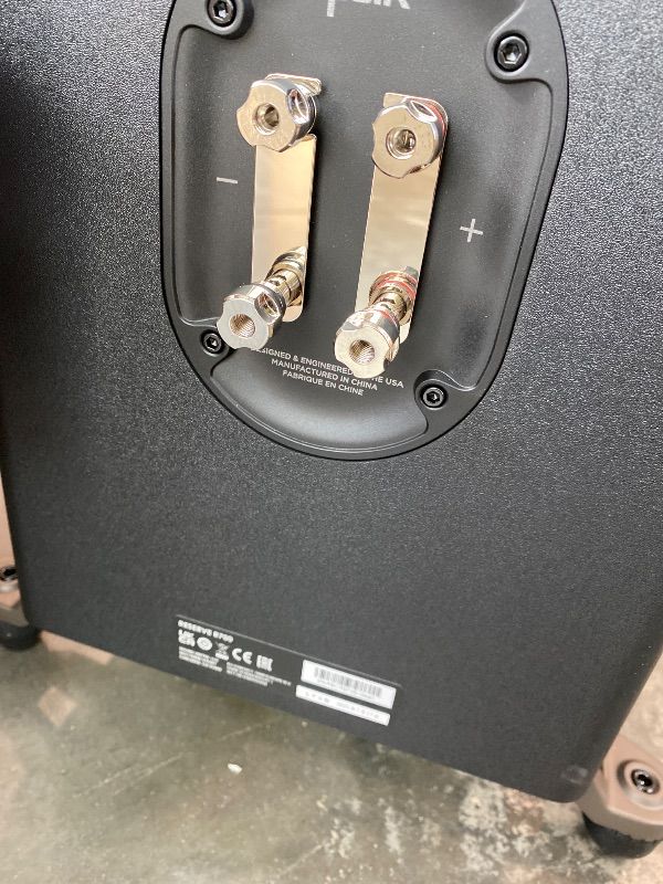 Photo 1 of ** sold as is no refund/return**
Polk Audio Reserve Series R700 Tower Speaker, 1" Tweeter, 6.5" Woofers & Dual 8" Long-Throw Drivers, Hi-Res Certified, Dolby Atmos & IMAX Enhanced for Dynamic Home Theater Audio, Black