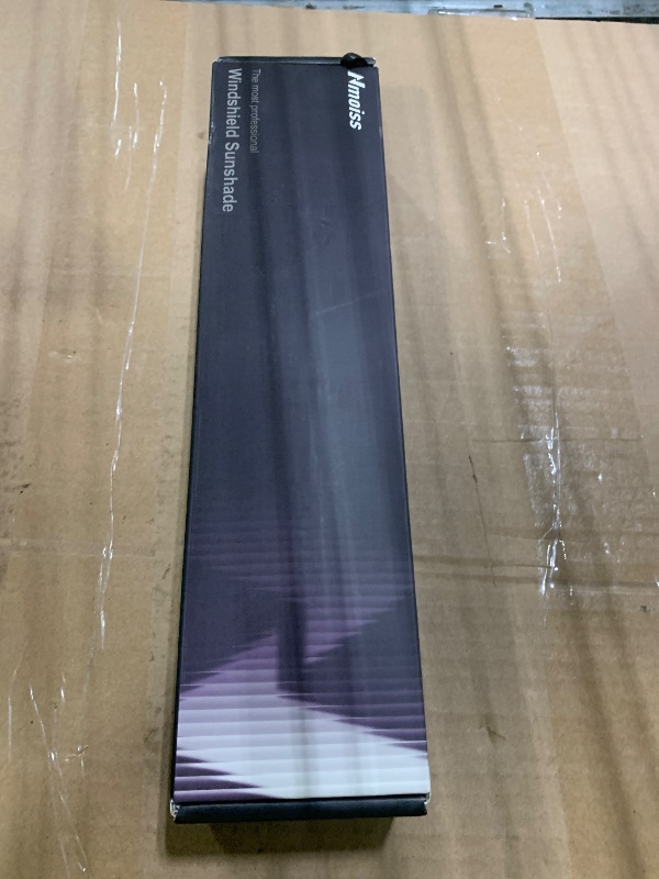 Photo 1 of [Upgraded] Nmoiss Windshield Sun Shade Umbrella - [Vinyl Coating Heat Shield] Protect Car from Sun Rays & Heat Damage Keep Cool and Protect Interior, Spring Structure Edge Medium 56" L x 31" W